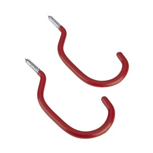SCREW IN ROUND HOOKS ALL PURPOSE (PACK OF 2) MEDIUM