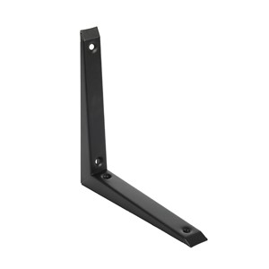 MITRED BRACKET 200 x 200mm (8" x 8") MATT BLACK