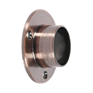 END SOCKET (1 PER BAG) 25mm ANTIQUE COPPER