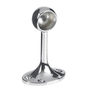 DELUXE END BRACKET (2 PER BAG) 25mm CHROME