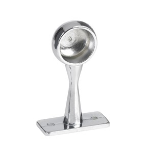 STANDARD END BRACKET (2 PER BAG) 25mm CHROME