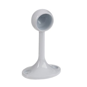 DELUXE END BRACKET (2 PER BAG) 25mm WHITE