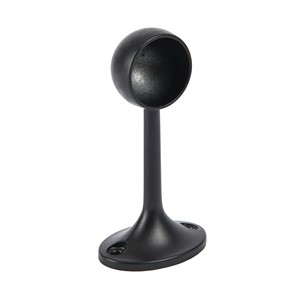 DELUXE END BRACKET (1 PER BAG) 25mm MATT BLACK
