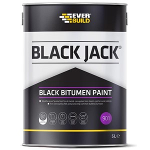EVERBUILD BLACK JACK BITUMEN PAINT 5 Ltr
