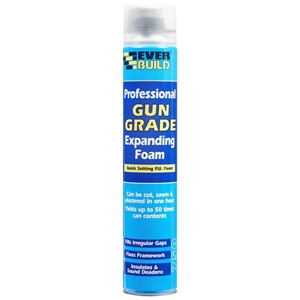EVERBUILD GUN GRADE EXPANDING FOAM 750ml