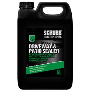 SCRUBB PATIO DRIVEWAY & CONCRETE SEALER 5LTR