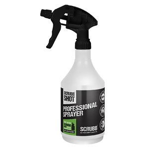 SCRUBB SHOT PROFESSIONAL SPRAYER (EMPTY) 750ML TRIGGER SPRAY