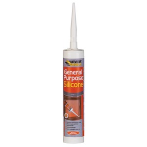 EVERBUILD GENERAL PURPOSE SILICONE WHITE C3