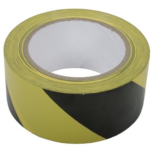 SELF ADHESIVE BARRIER TAPE BL/YELLOW 50mm x 33m
