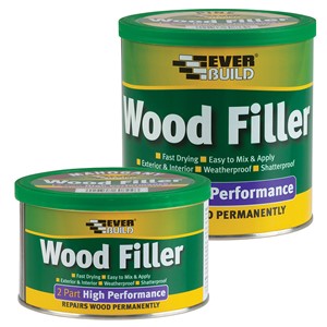 EVERBUILD 2 PART WOOD FILLER LIGHT STAINABLE 500g