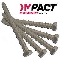 Impact Masonry Bolts - Hex Head - 5 per Pack
