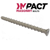 Impact Masonry Bolts - Torx Csk Head
