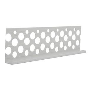 PLASTER STOP BEAD WHITE UPVC 20-22mm PLASTER 2.5m