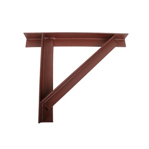 GALLOW BRACKET CHIMNEY SUPPORT BROWN (PR) 75x75mm