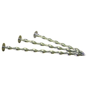 HELICAL THREAD FIXINGS HEADED (25NO) BZP 8x135mm