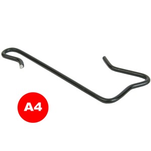 SLATEHOOK 316 STAINLESS BLACK BATTEN CLIP 80mm