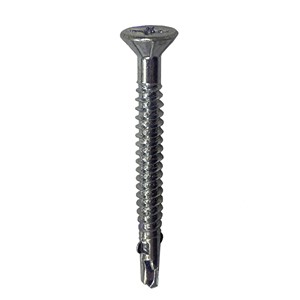 TEKNIX SCREW CSK WING DRILL LIGHT SECTION BZP 5.5 x 150mm