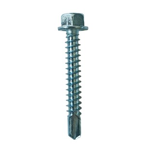 TEKNIX SCREW HEX HEAD LIGHT SECTION (NO WASHER) BZP 5.5x50mm