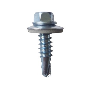 TEKNIX HEX HEAD STITCHING SCREW 16mm WASHER BZP 6.3x22mm