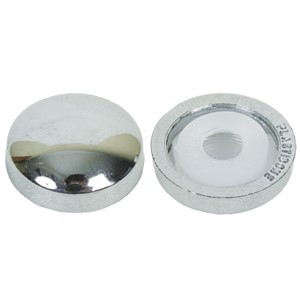 DOMETOP PLASTIC CAP CHROME PLATED