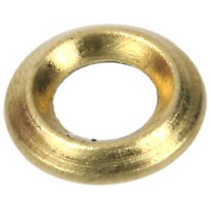 SOLID BRASS SURFACE SCREW CUP WASHERS NO.6