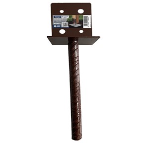 SLEEPER BASE ANCHOR BRACKET TO CONCRETE IN - BROWN