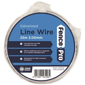 LINE WIRE 25m GALV (approx 1.5kg) 3.00