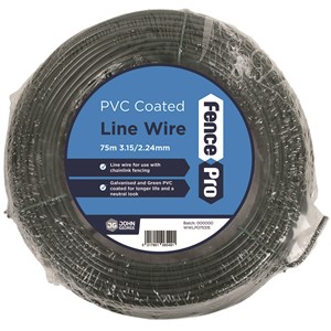 LINE WIRE 75m GREEN PVC 3.15/2.24