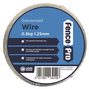 WIRE MILD STEEL 1/2kg GALV 1.25