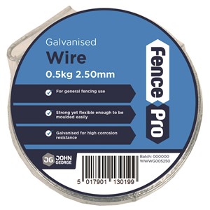 WIRE MILD STEEL 1/2kg GALV 2.50