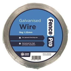 WIRE MILD STEEL 5kg GALV 1.25