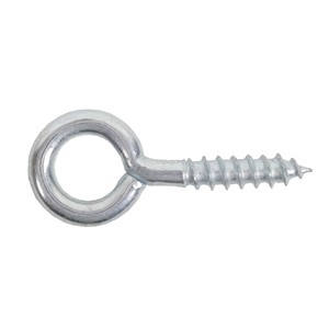 CLAMPAQ SCREW EYES BZP 8NO 45mm