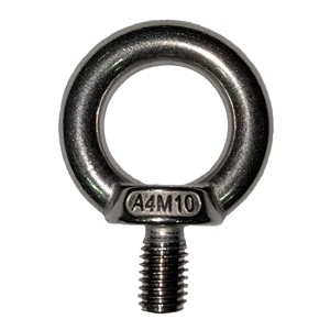 FORGED EYE BOLTS A4 STAINLESS STEEL (DIN580 - UNTESTED) M20