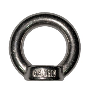 FORGED EYE NUTS A4 STAINLESS STEEL (DIN582 - UNTESTED) M6