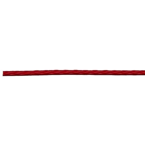 WOVEN POLYPROPYLENE ROPE RED 50m REEL 3mm