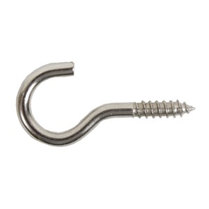 CUP HOOKS PLAIN BZP 19mmx1